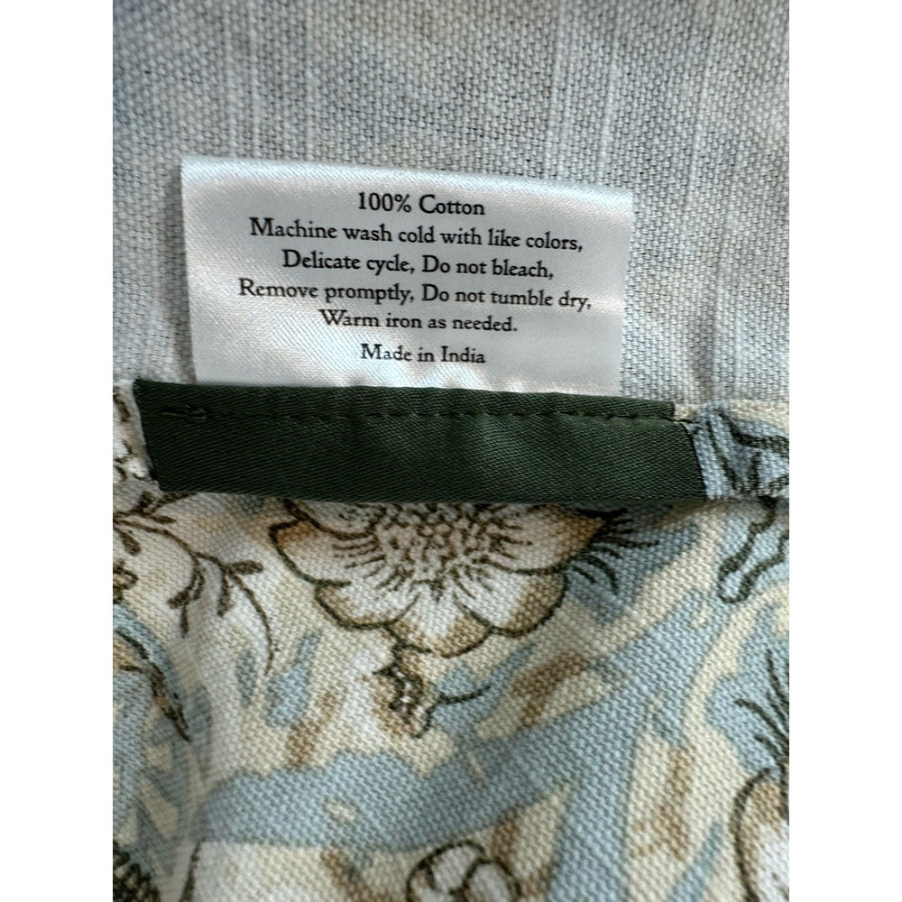 Morris & Co Strawberry Thief Blue Kitchen Chef Apron - 100% Cotton 35" x 27" - Picture 5 of 7